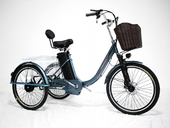 Электровелосипед трицикл GreenCamel Трайк-B (R24 500W 48V 15Ah) - Фото 4